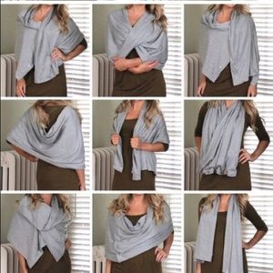 Vinyasa scarf in light blue
